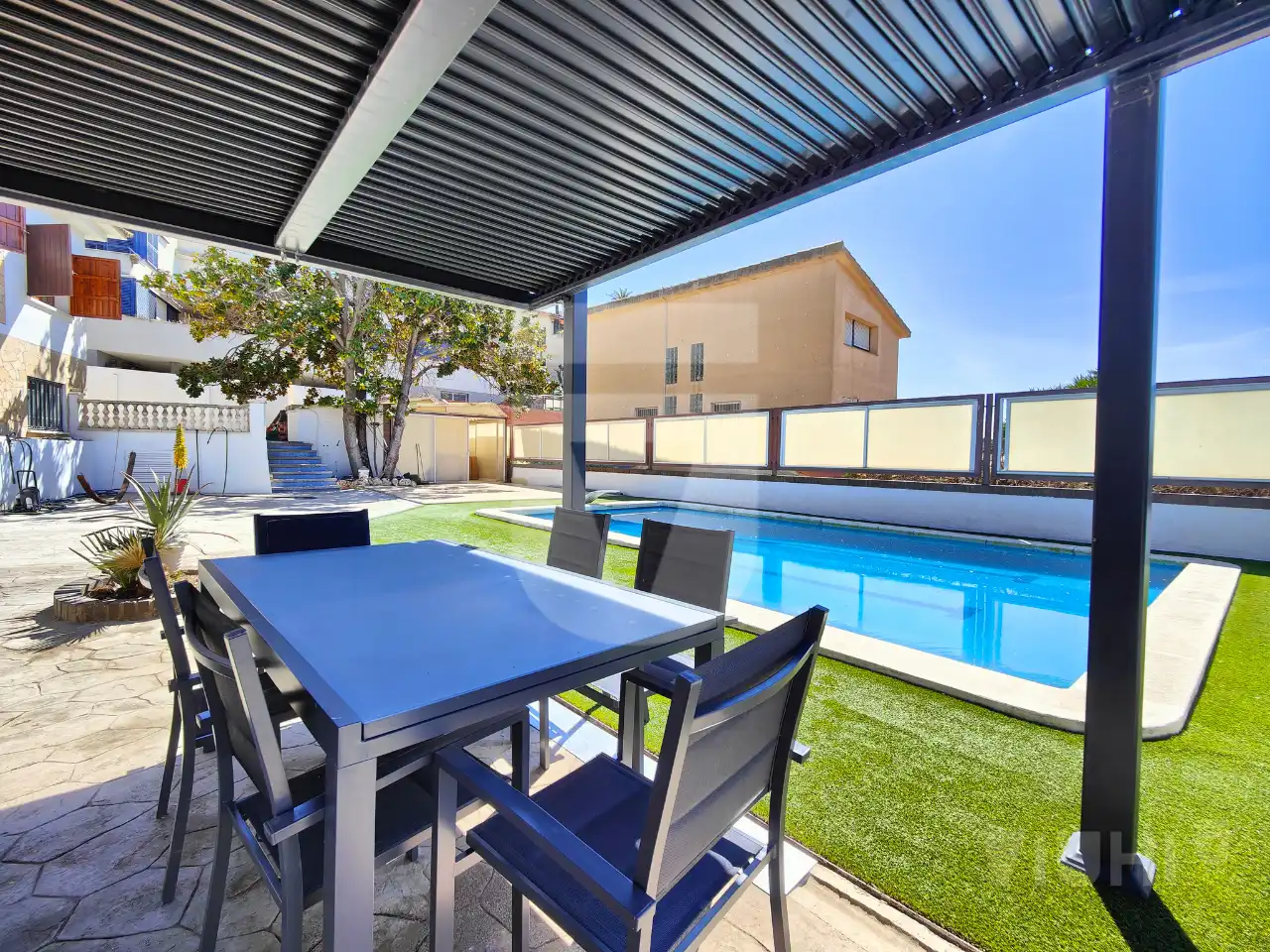 Terraza de Casa o chalet en venta en Tiana con Aire acondicionado, Calefacción y Jardín privado