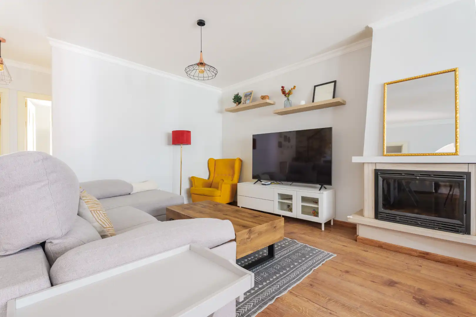 Sala de estar de Casa o chalet en venta en San Cristóbal de la Laguna con Calefacción, Jardín privado y Parquet