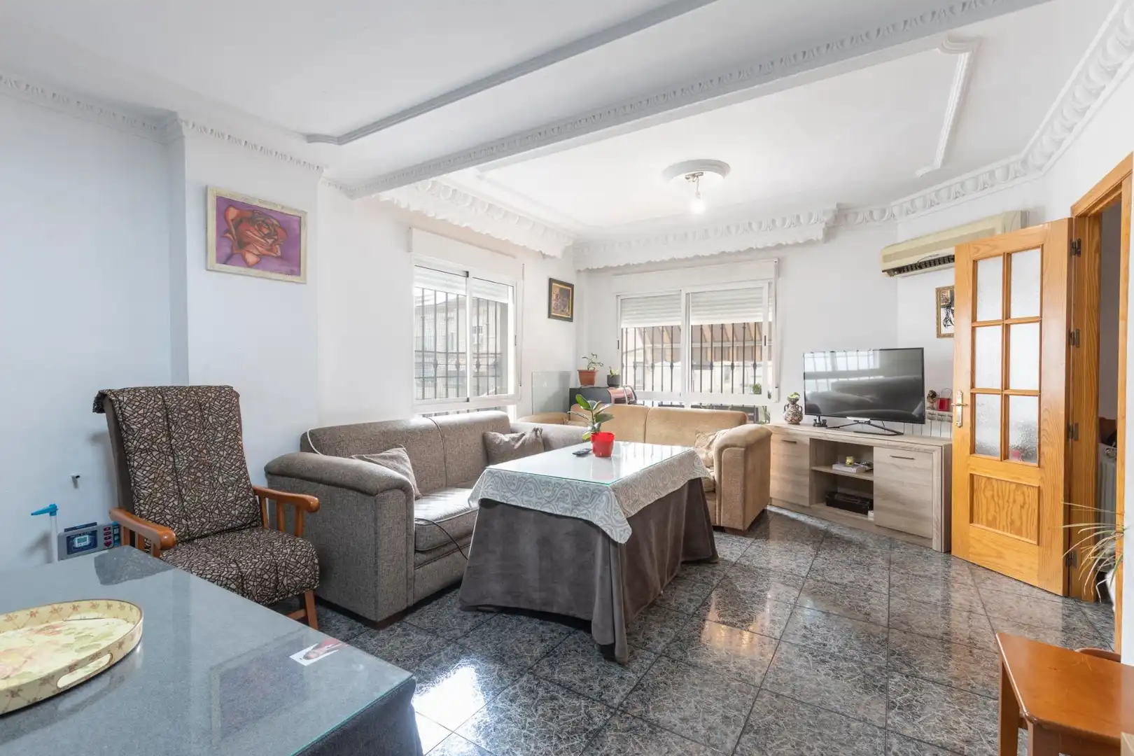Living room of Detached homes for sale in Atarfe  with Air Conditioner, Heating and Private garden