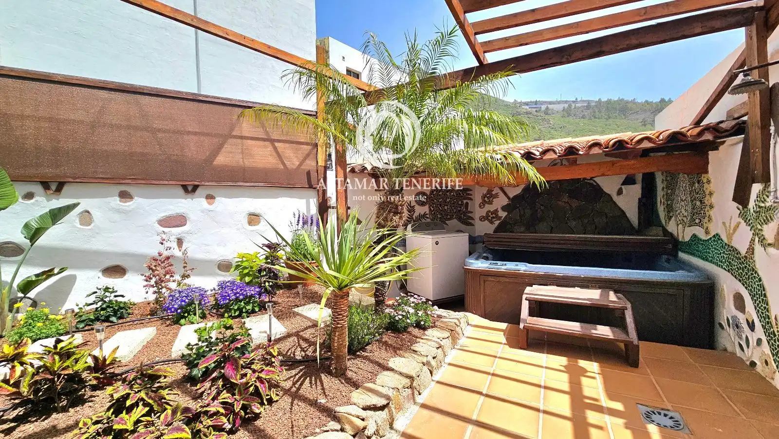 Terraza de Casa adosada en venta en Santiago del Teide con Terraza, Trastero y Amueblado