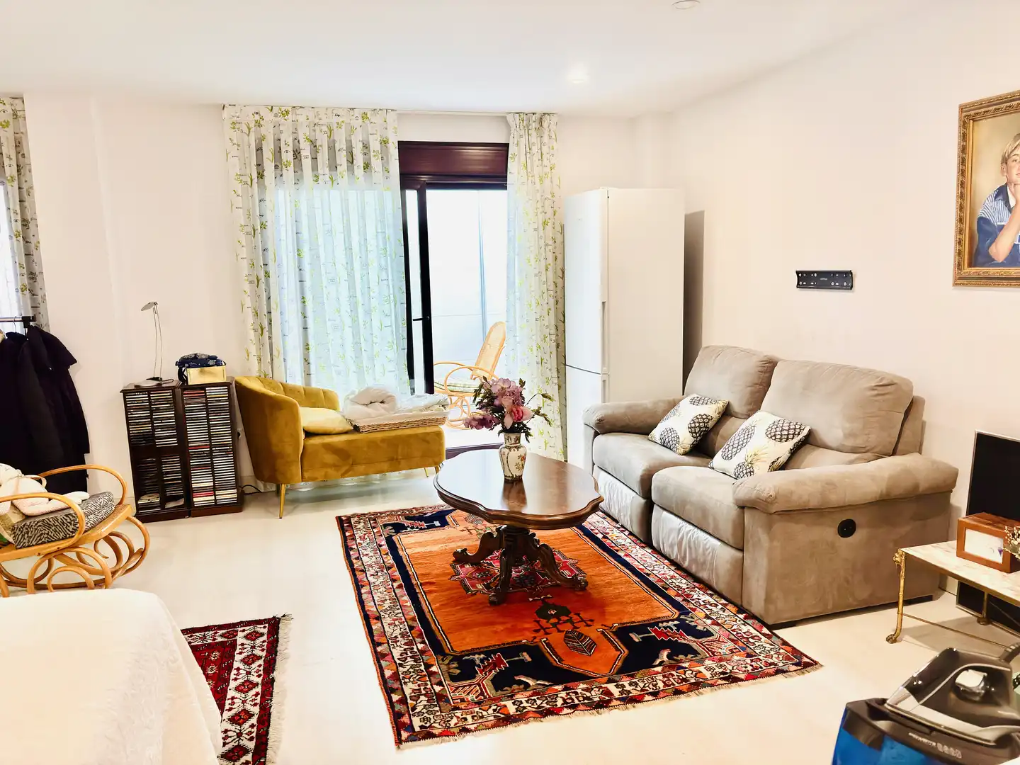 Wohnzimmer von Wohnungen zum Verkauf in Boadilla del Monte mit Klimaanlage, Heizung und Privatgarten
