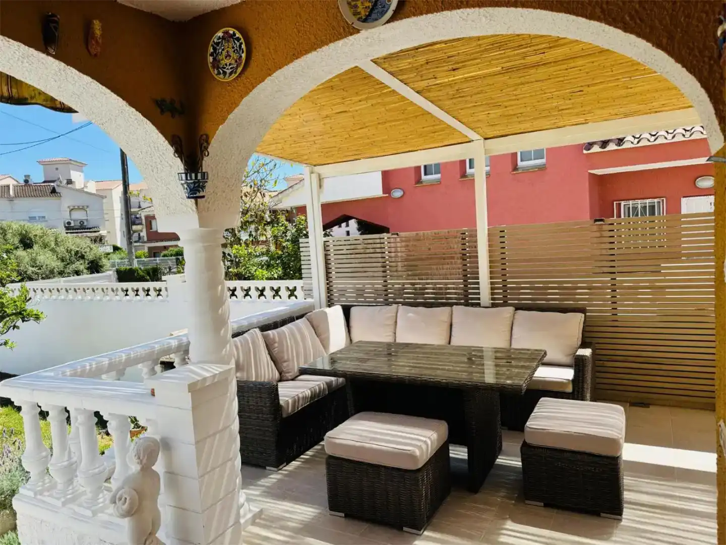 Terrace of Flat for rent in Cambrils  with Air Conditioner, Private garden and Storage room
