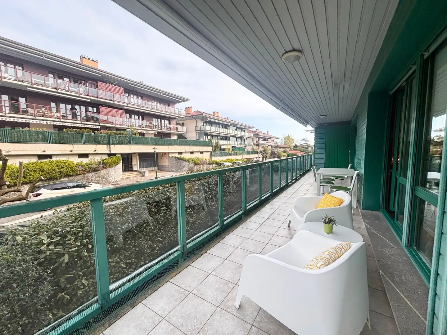 Terrasse von Wohnung zum Verkauf in Hondarribia mit Heizung, Abstellraum und Schwimmbad