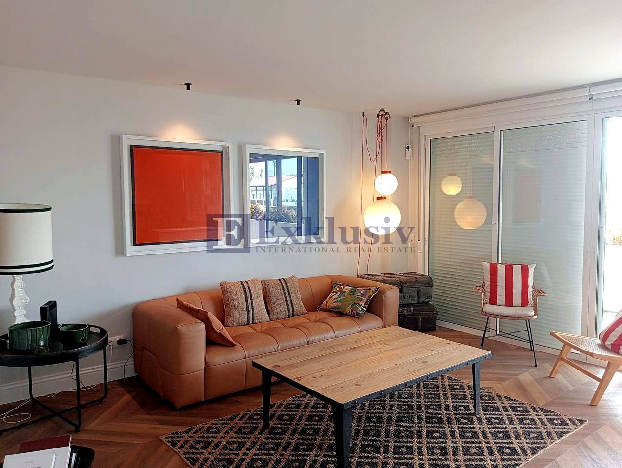 Living room of Flat for sale in San Miguel de Abona  with Air Conditioner, Terrace and Furnished