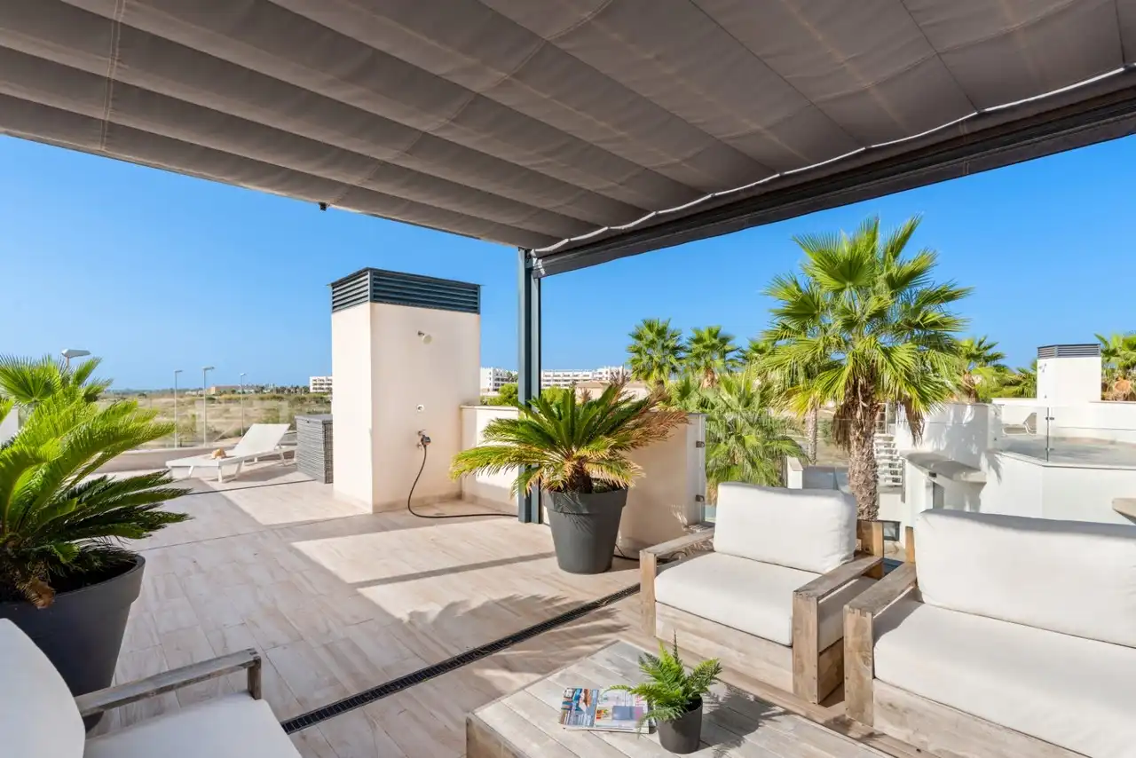 Terrassa de Casa o xalet en venda en Rojales amb Aire condicionat, Jardí privat i Terrassa