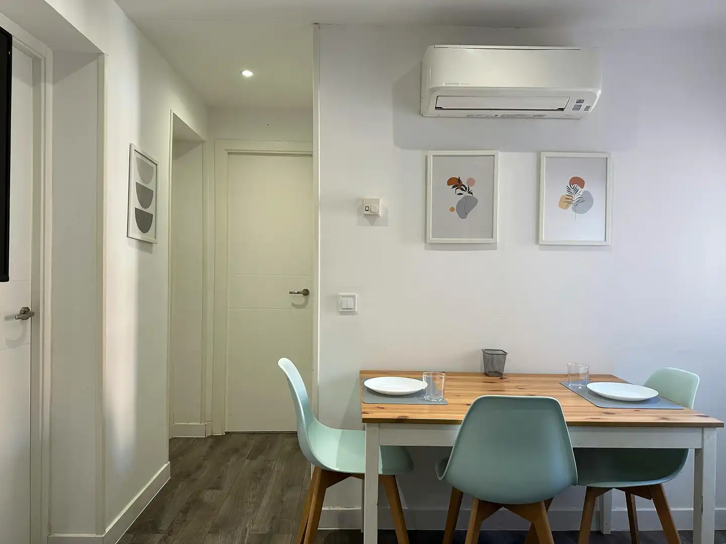 Esszimmer von Wohnung zur Miete in Madrid mit Klimaanlage, Heizung und Möbliert