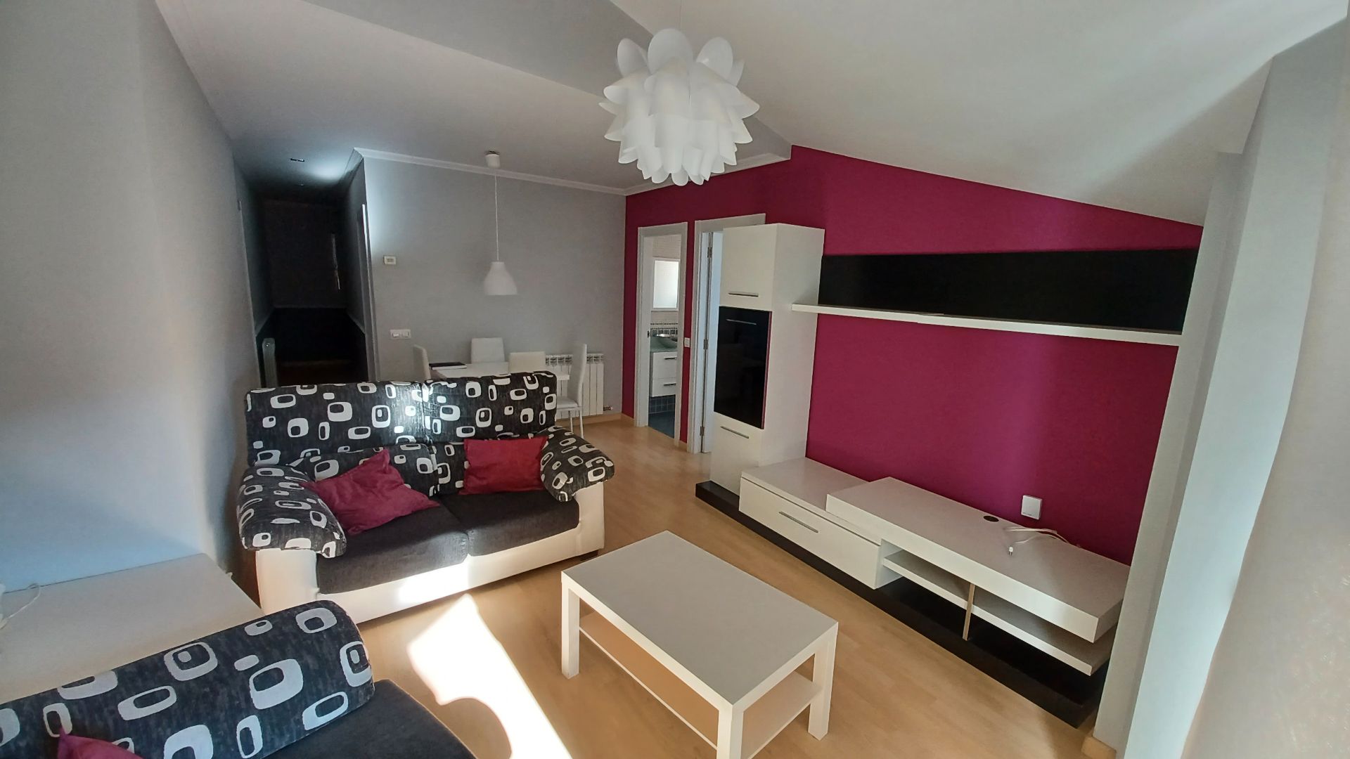 Wohnzimmer von Wohnungen zum verkauf in  Teruel Capital mit Heizung, Terrasse und Möbliert