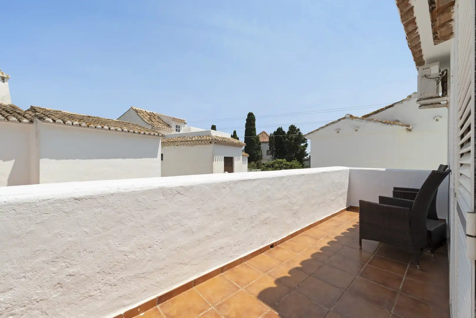Terrassa de Casa o xalet en venda en Mijas amb Aire condicionat, Terrassa i Piscina