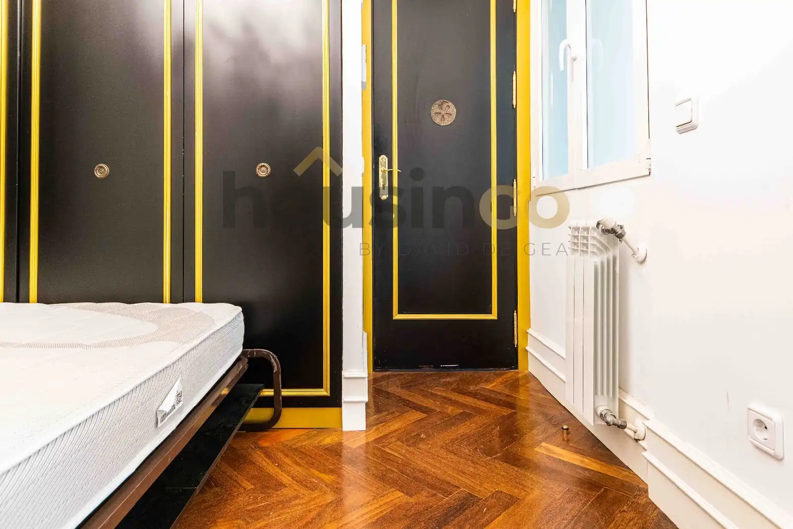 Bedroom of Flat for rent in Madrid  with Heating and Furnished