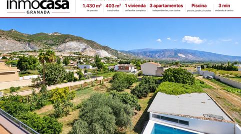 GRAN PARCELA CON VIVIENDA UNIFAMILIAR, 3 APARTAMENTOS, PISCINA Y VISTAS PANORÁMICAS EN PADUL GRANADA  1.430 m2 DE TERRENO