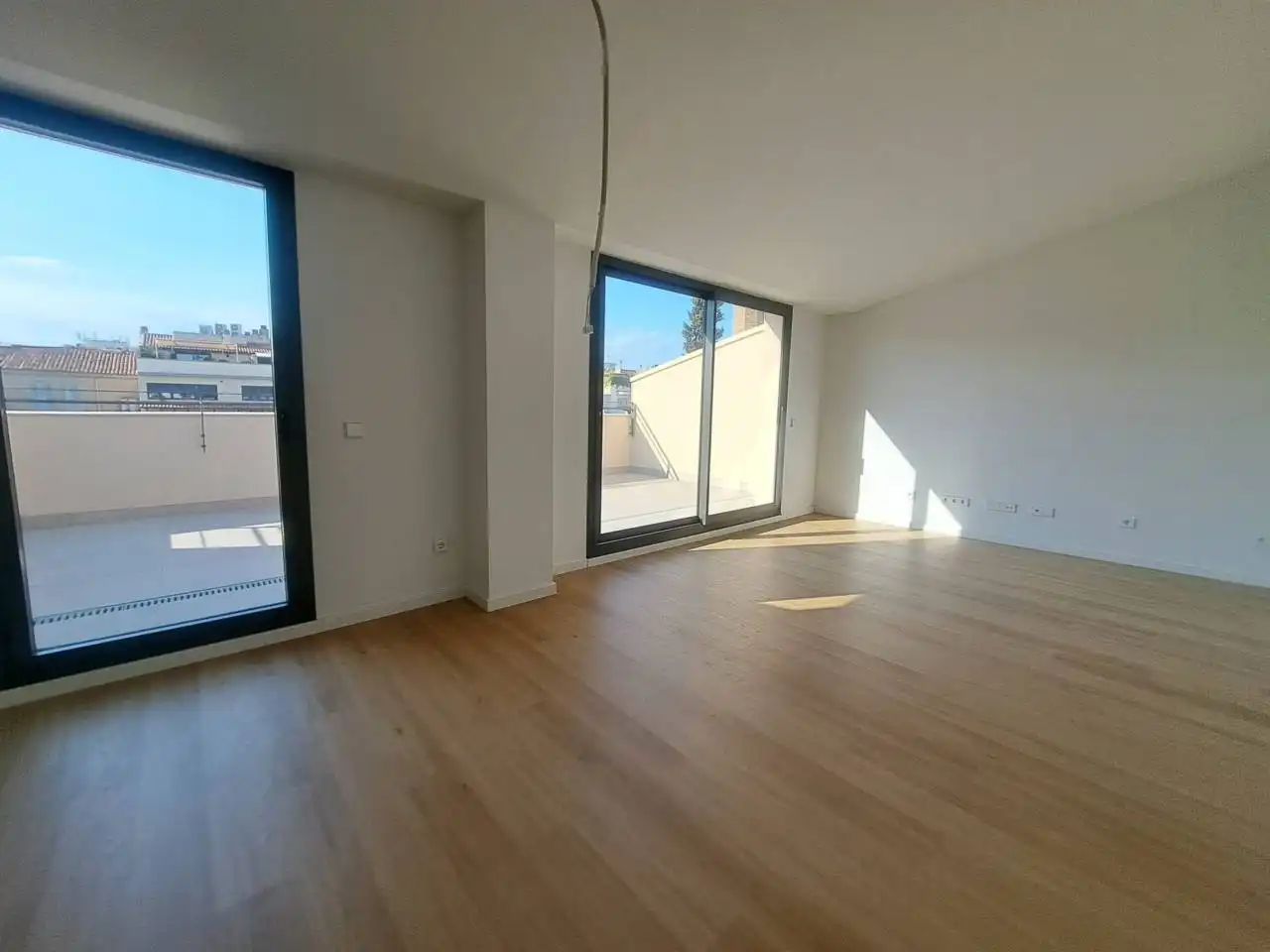 Sala de estar de Piso de alquiler en Sabadell con Aire acondicionado, Calefacción y Parquet