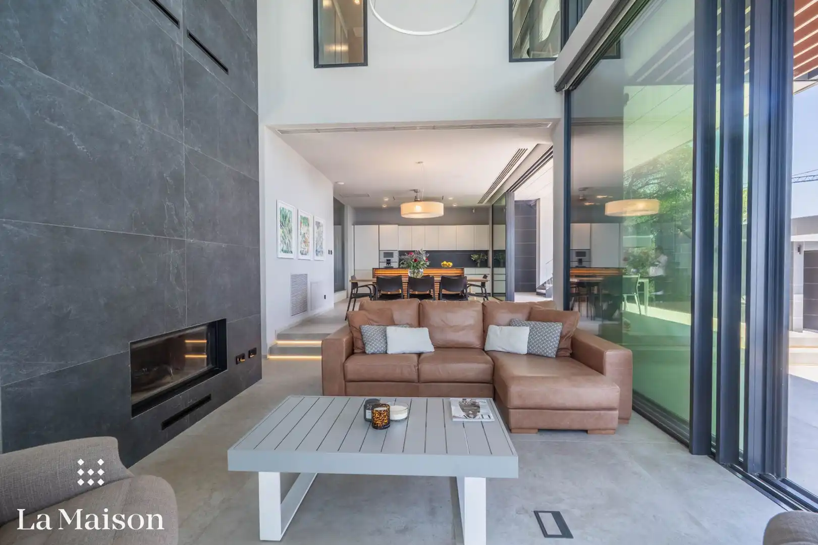 Sala de estar de Casa o chalet en venta en Caldes d'Estrac con Aire acondicionado, Calefacción y Jardín privado