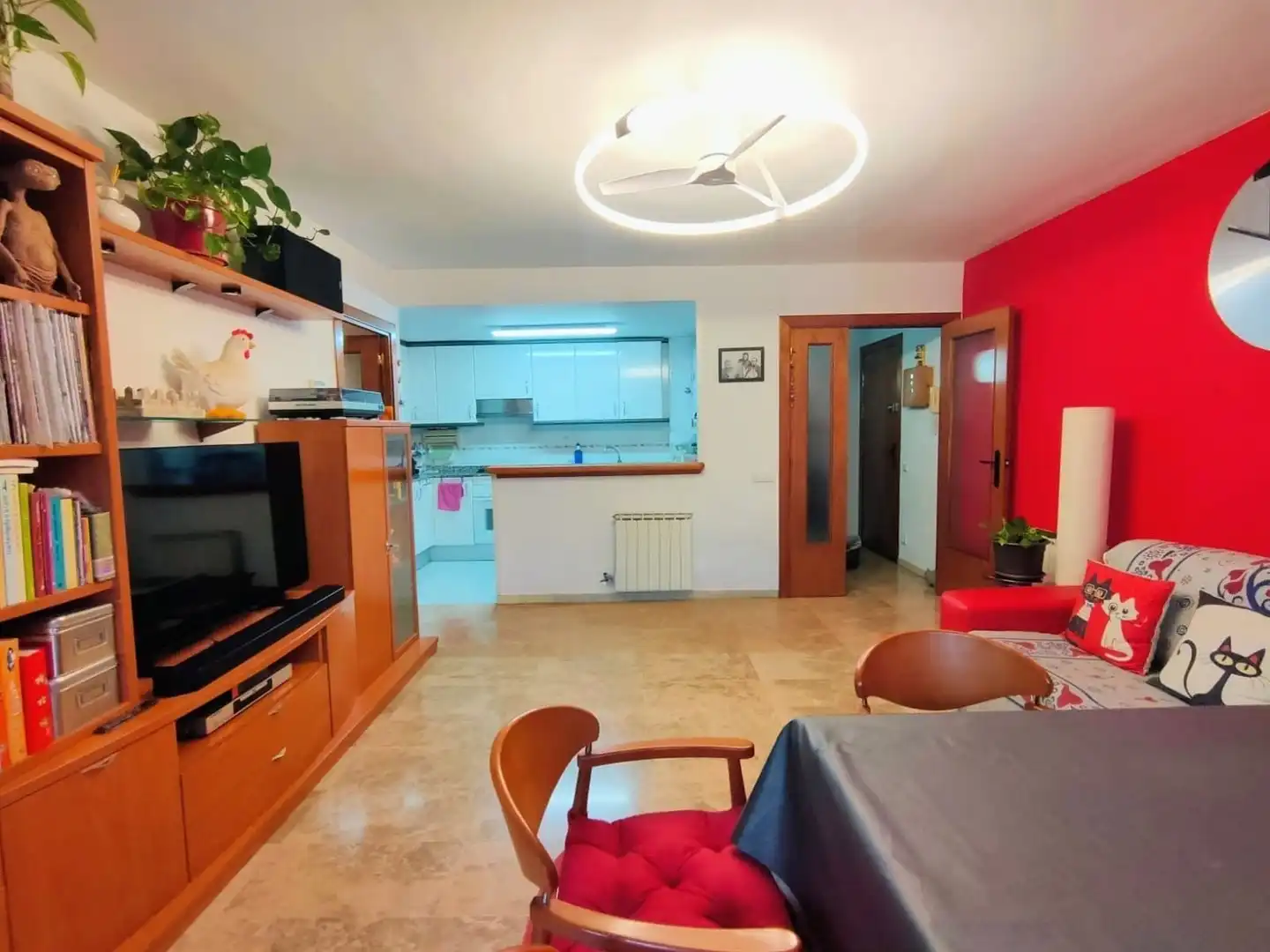 Sala d'estar de Pis en venda en Barcelona amb Aire condicionat, Calefacció i Balcó