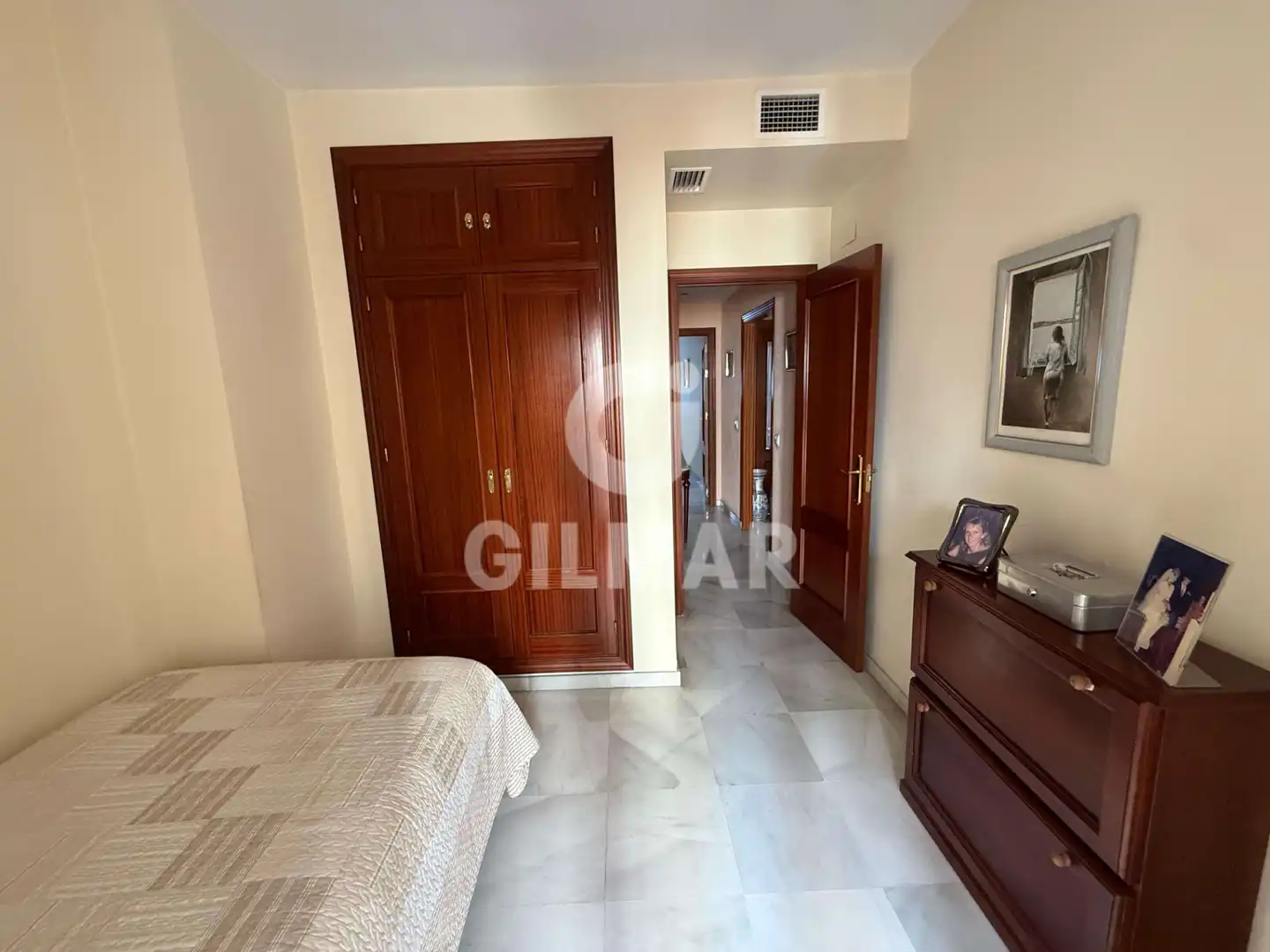 Bedroom of Flat for rent in Sevilla  with Air Conditioner, Heating and Terrace