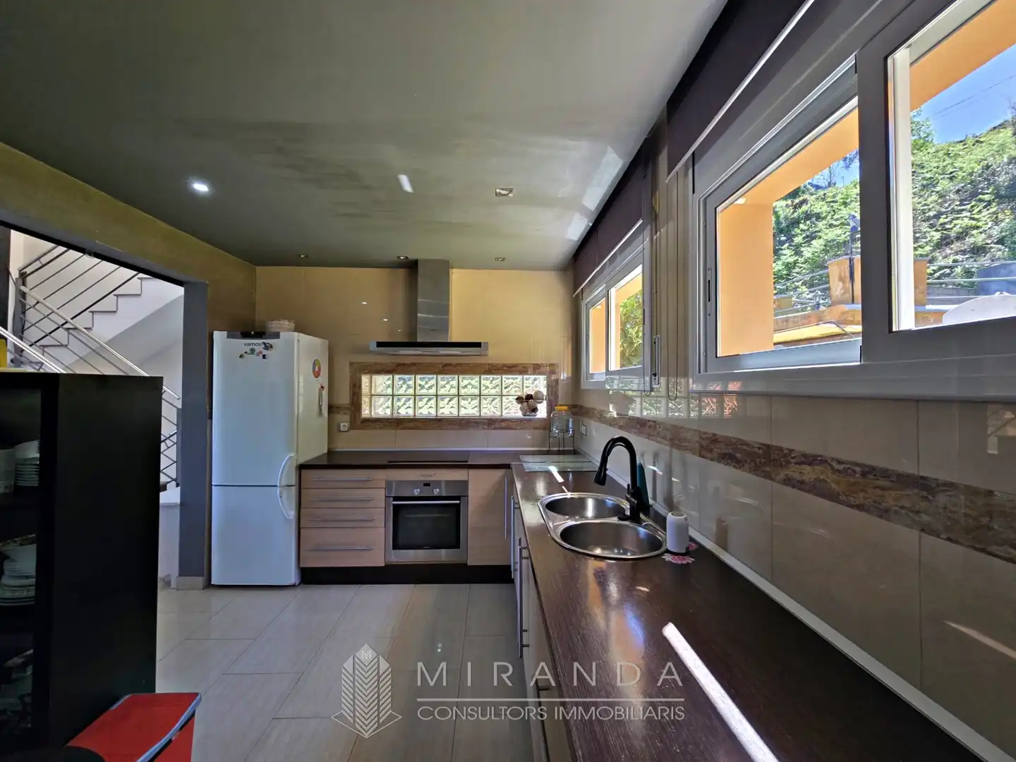 Cocina de Casa o chalet en venta en Bigues i Riells del Fai con Aire acondicionado, Calefacción y Jardín privado