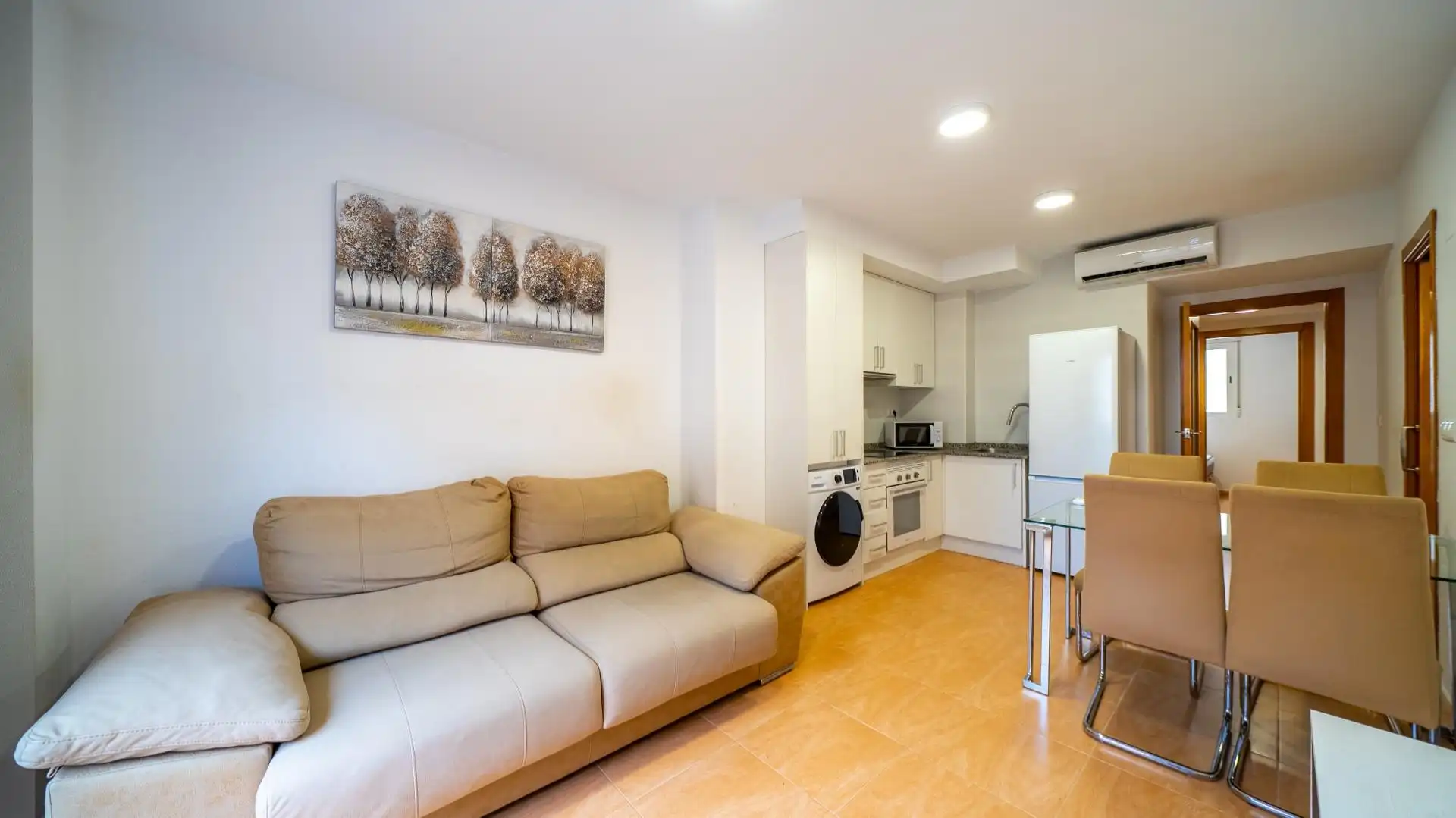 Vista exterior de Apartamento en venta en Alicante / Alacant con Aire acondicionado, Calefacción y Amueblado