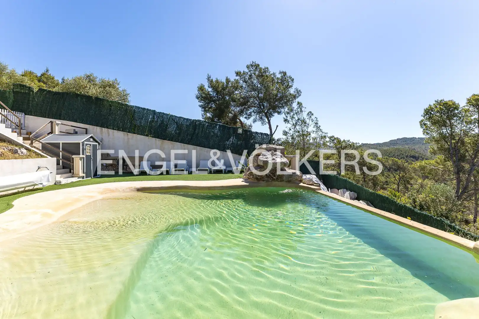 Piscina de Casa o xalet en venda en Sant Pere de Ribes amb Aire condicionat, Calefacció i Jardí privat