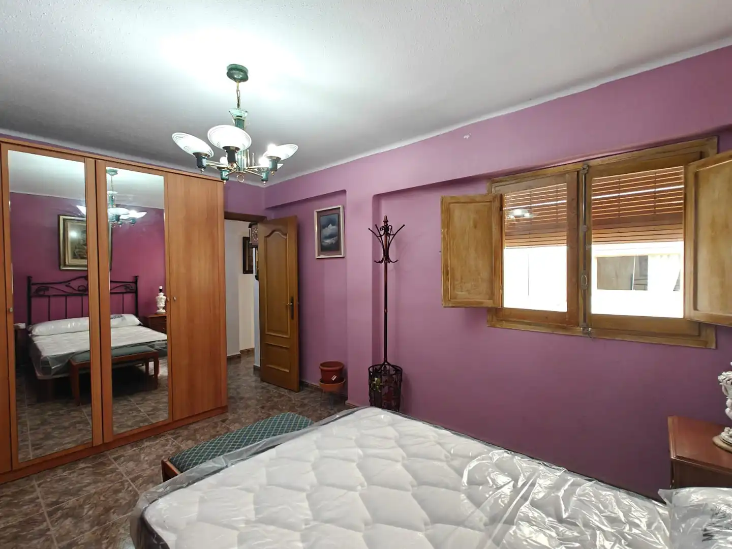 Schlafzimmer von Wohnung zum Verkauf in Mislata mit Klimaanlage, Möbliert und Balkon