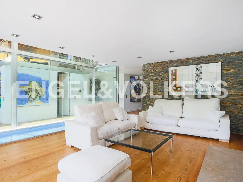 Sala de estar de Casa o chalet de alquiler en Bétera con Aire acondicionado, Calefacción y Jardín privado