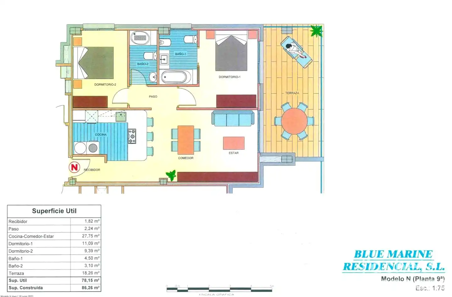 Attico con terrazza in vendita a l'atlantic, imagen 29