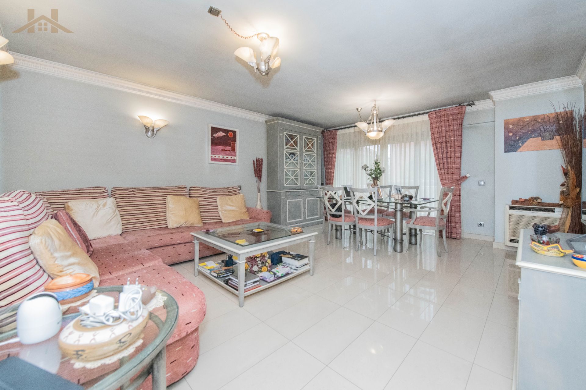 Living room of House or chalet for sale in Móstoles  with Air Conditioner, Private garden and Terrace