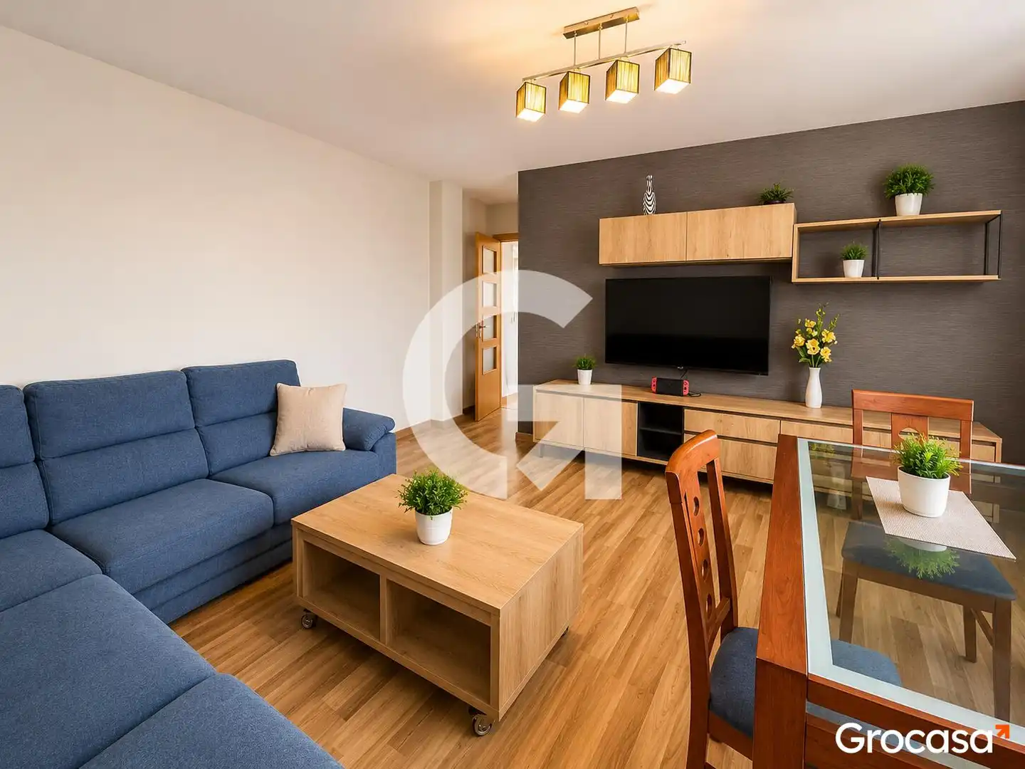Sala de estar de Piso en venta en Sagunto / Sagunt con Aire acondicionado, Calefacción y Horno