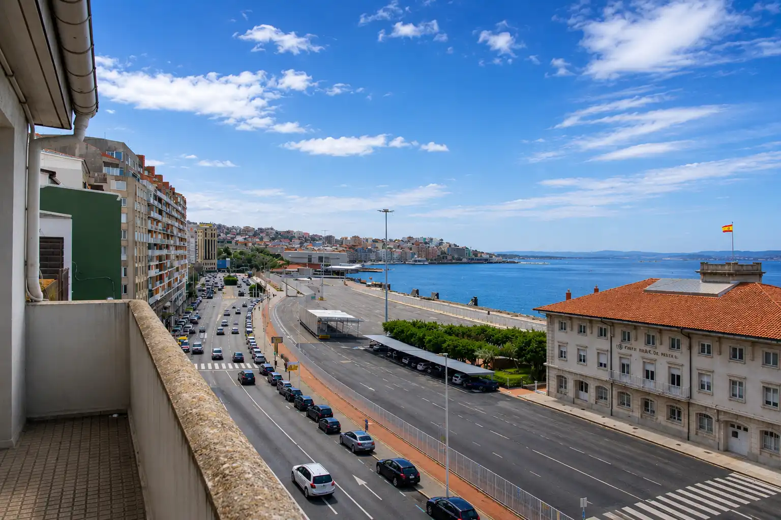 Vista exterior de Pis de lloguer en Santander amb Calefacció i Forn