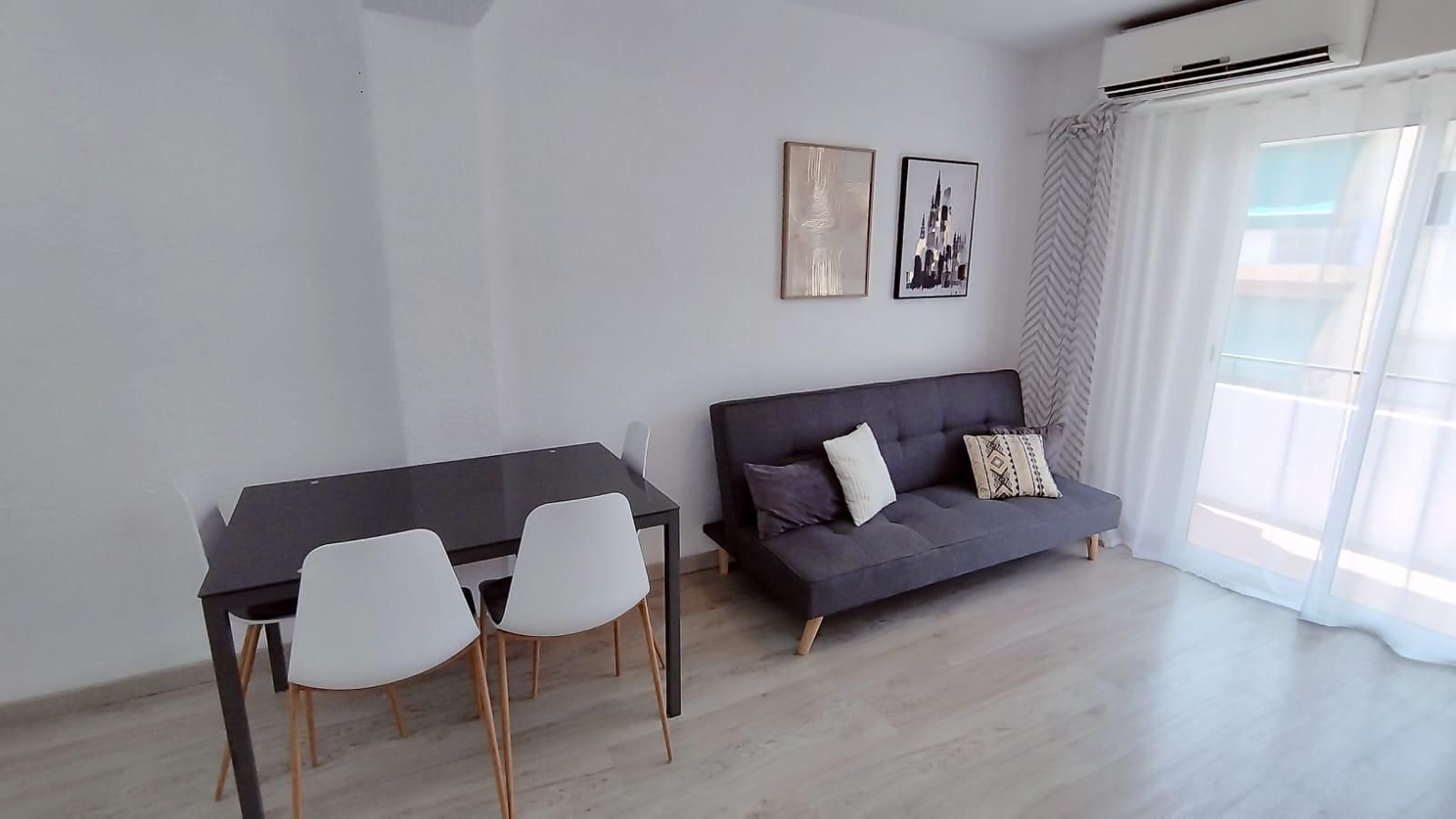 Living room of Apartment to rent in Alicante / Alacant  with Air Conditioner, Terrace and Balcony
