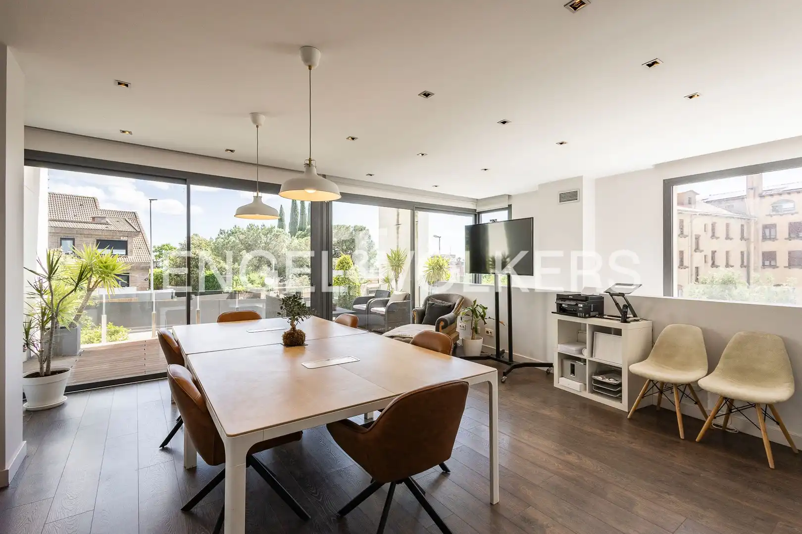 Vista exterior de Casa o chalet de alquiler en Barcelona con Aire acondicionado, Calefacción y Jardín privado