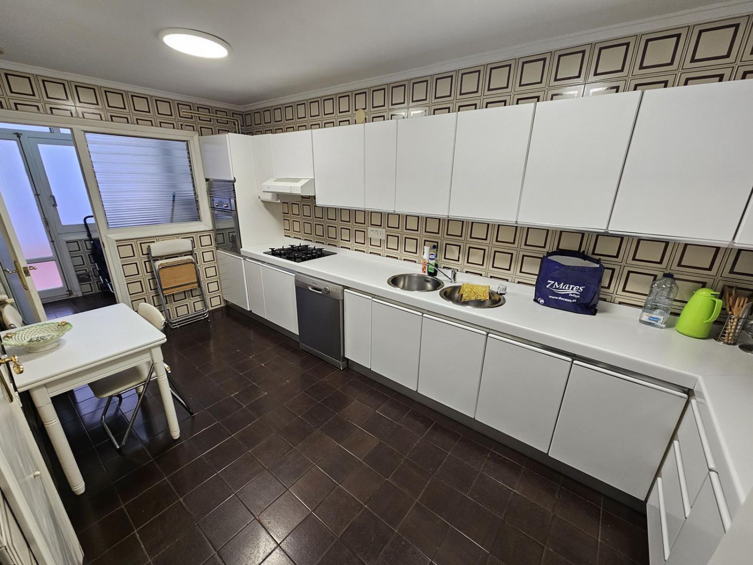 Kitchen of Flat to rent in Castellón de la Plana / Castelló de la Plana  with Heating and Furnished