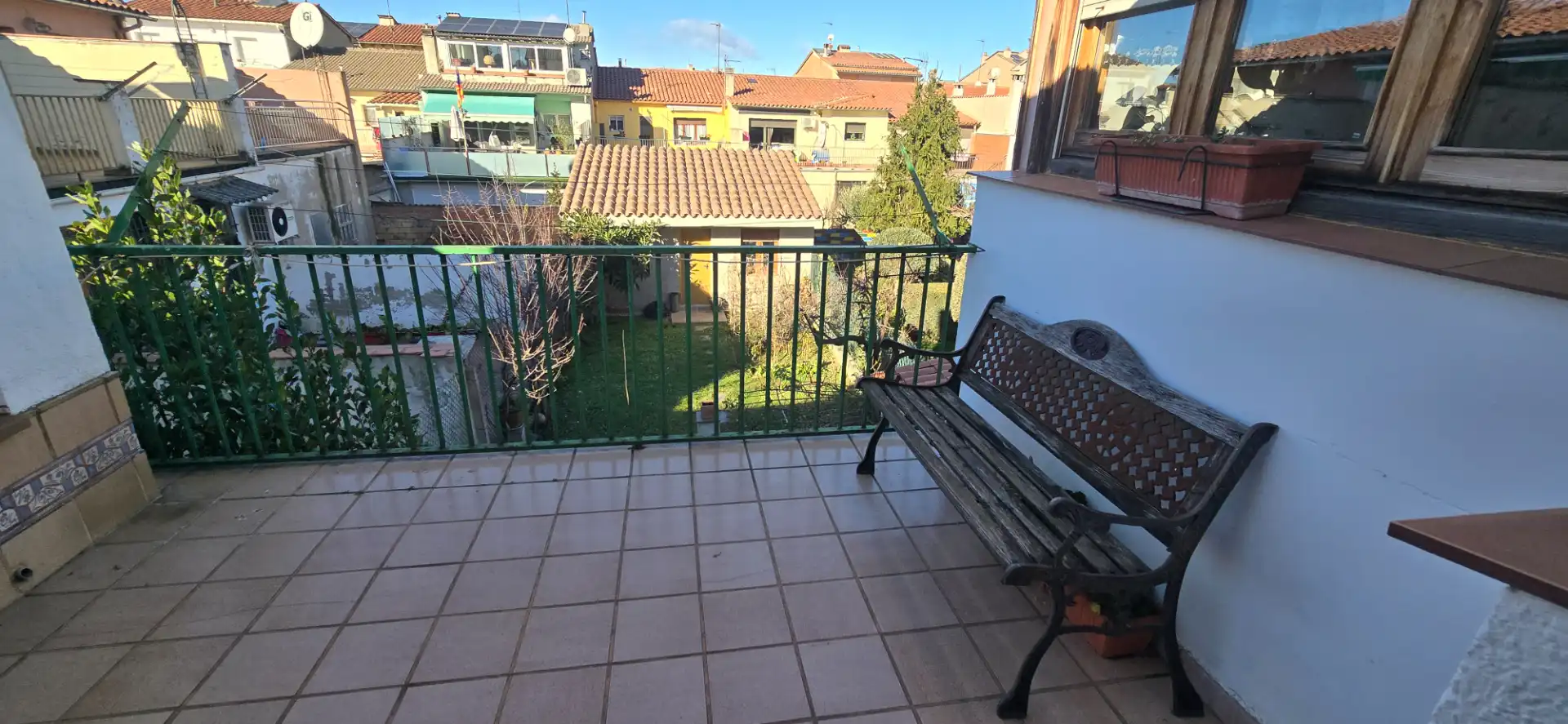 Terraza de Casa adosada en venta en Manlleu con Aire acondicionado, Calefacción y Jardín privado