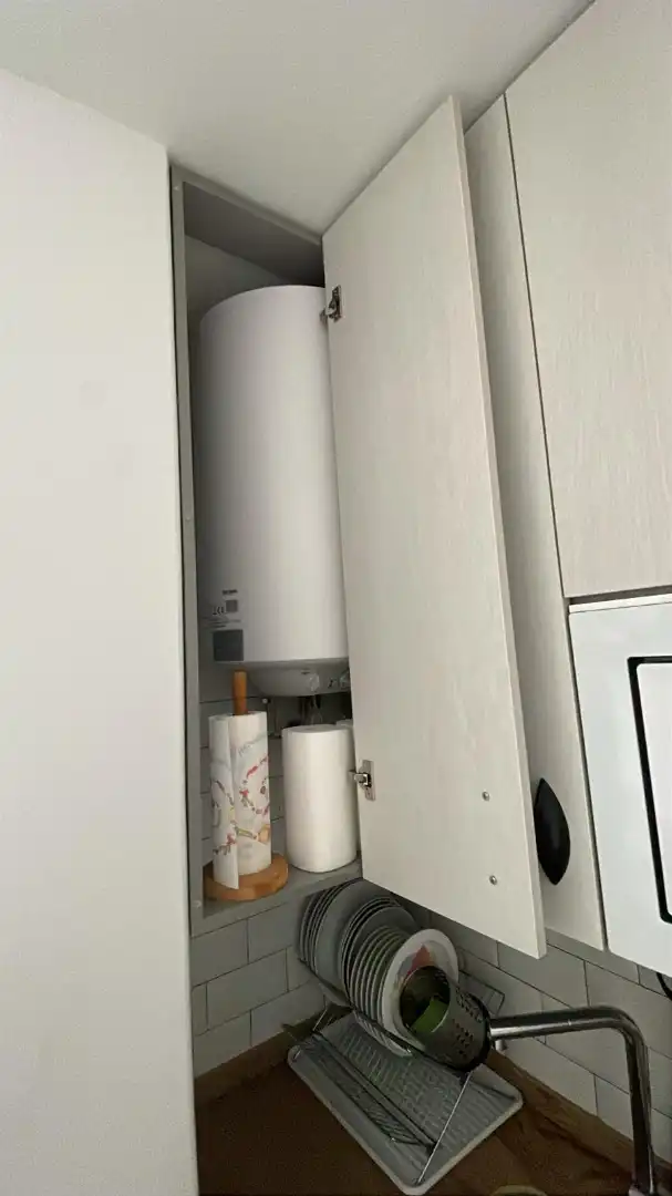 Baño de Apartamento en venta en El Portil con Terraza, Amueblado y Piscina comunitaria
