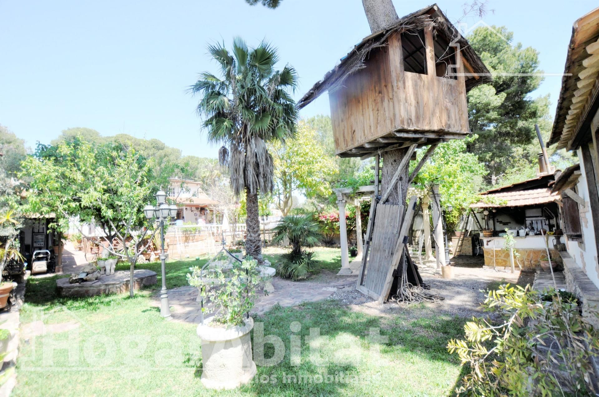 Jardí de Casa o xalet en venda en Museros amb Aire condicionat, Calefacció i Jardí privat