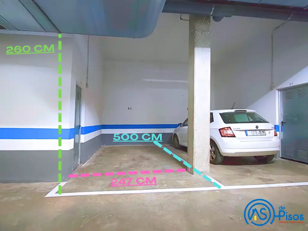 Parking de Piso de alquiler en Cadrete con Calefacción, Jardín privado y Parquet