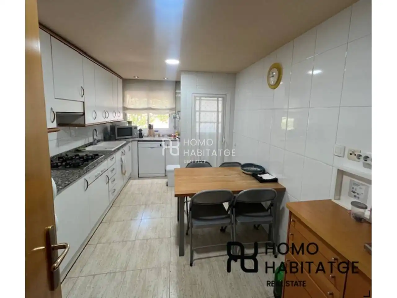 Kitchen of Flat for sale in Sabadell  with Air Conditioner, Heating and Parquet flooring
