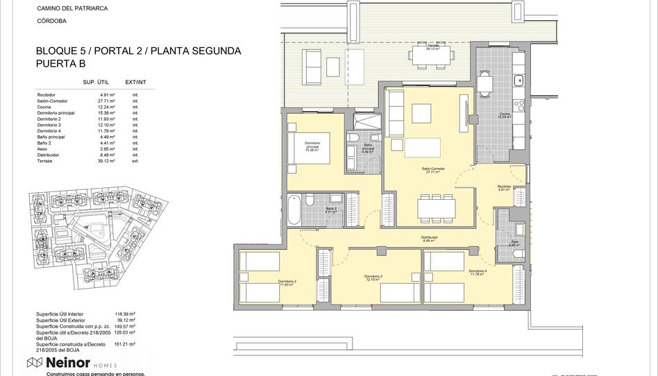 Photo 1 from new construction home in Flat for sale in   Calle el Manantial, Tablero Bajo - Arruzafilla, Córdoba