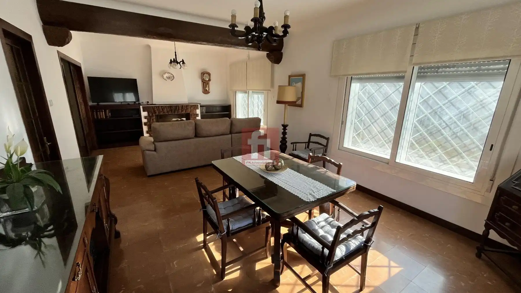 Living room of Country homes for sale in Santa Margarida I Els Monjos  with Air Conditioner, Heating and Storage room
