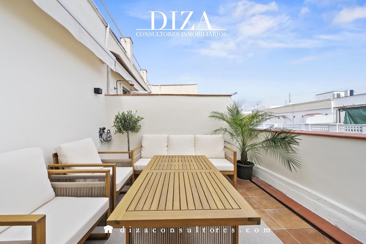 Terraza de Ático en venta en  Madrid Capital con Aire acondicionado, Calefacción y Terraza