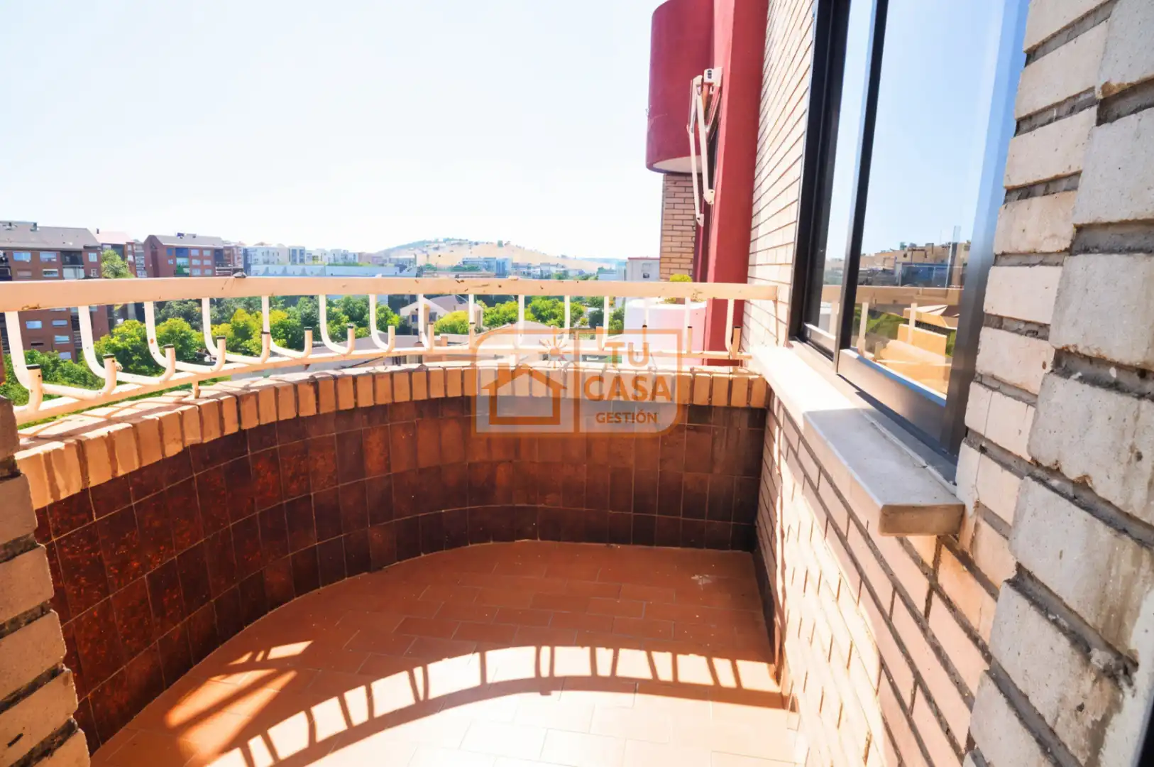 Terraza de Piso de alquiler en Cáceres con Calefacción, Terraza y Amueblado
