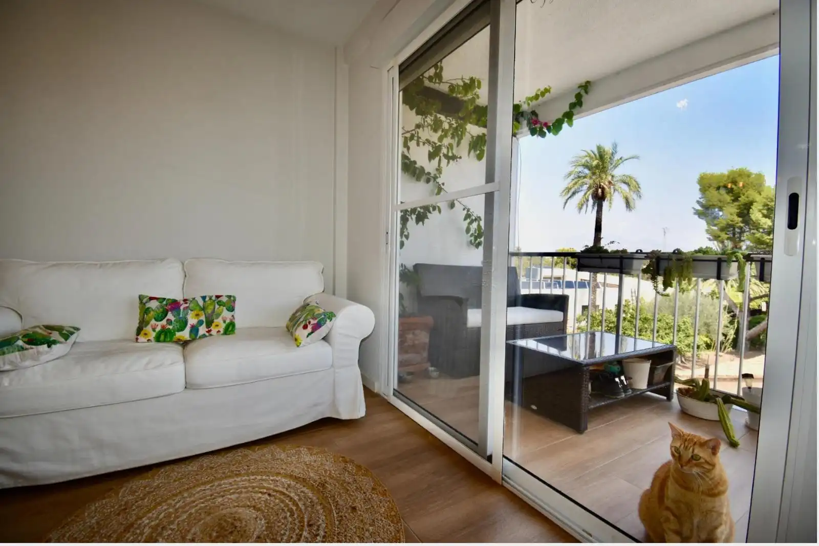 Balcony of Flat for rent in El Campello  with Air Conditioner, Heating and Furnished
