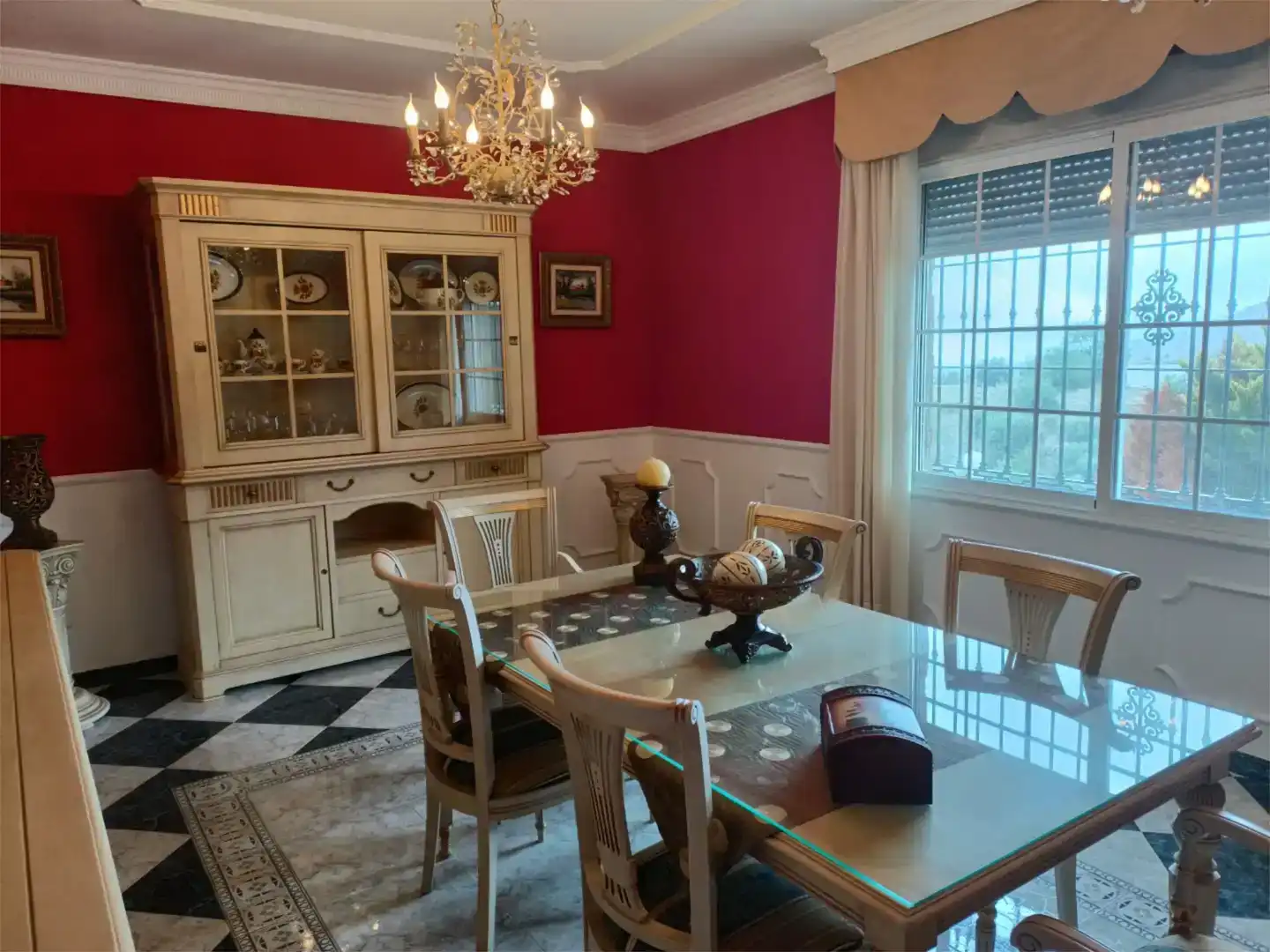 Dining room of Houses for sale in Ítrabo  with Air Conditioner, Private garden and Swimming Pool