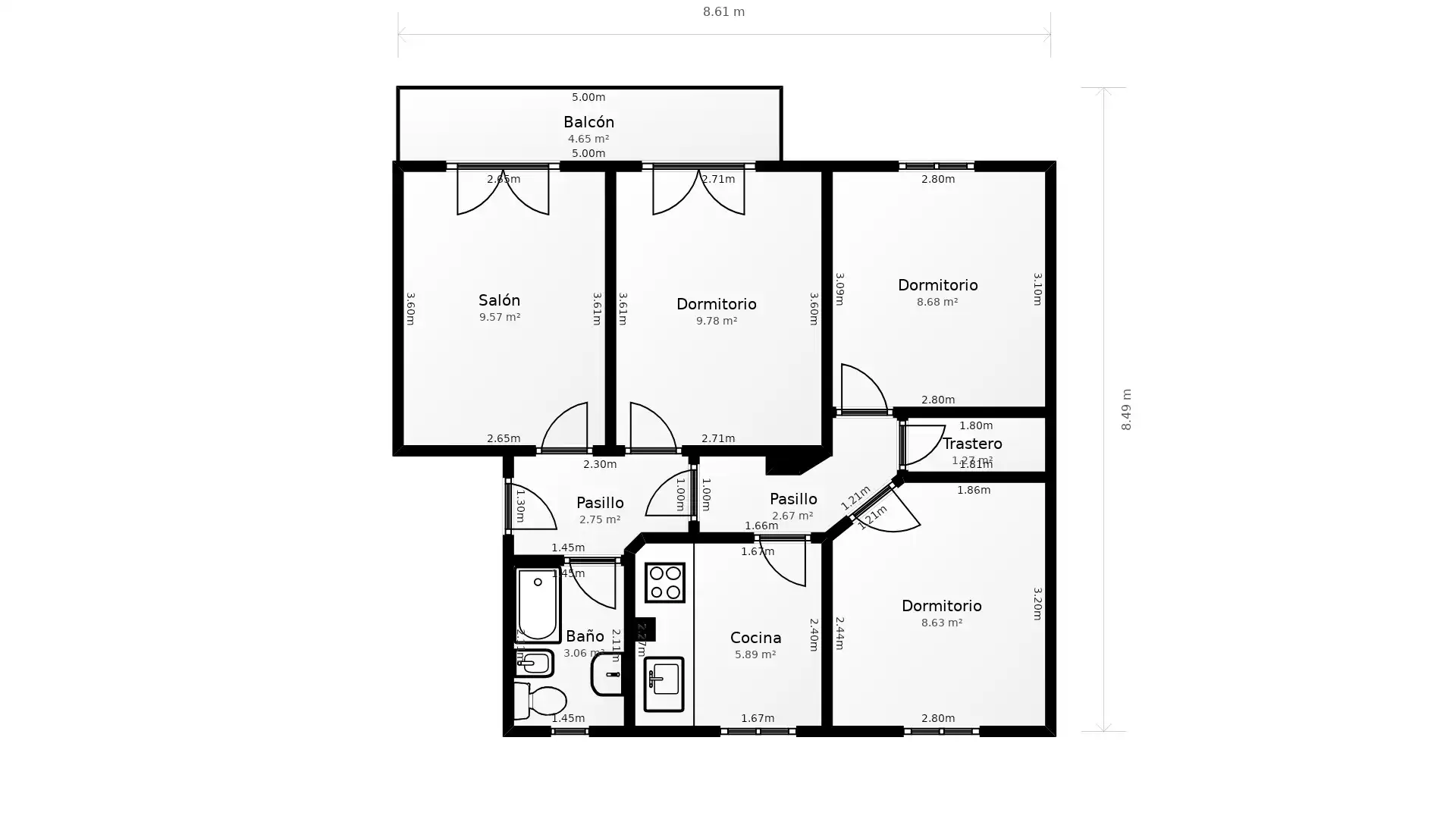 Piso en venta en Burgos con Parquet