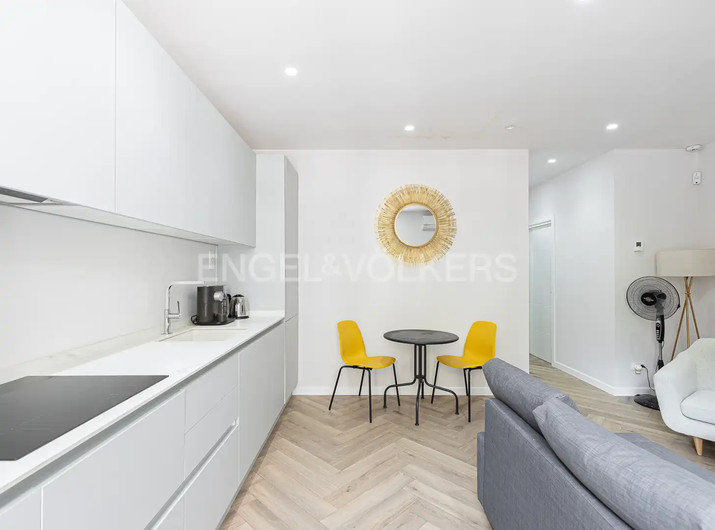 Kitchen of Flat for rent in Barcelona  with Air Conditioner, Heating and Parquet flooring