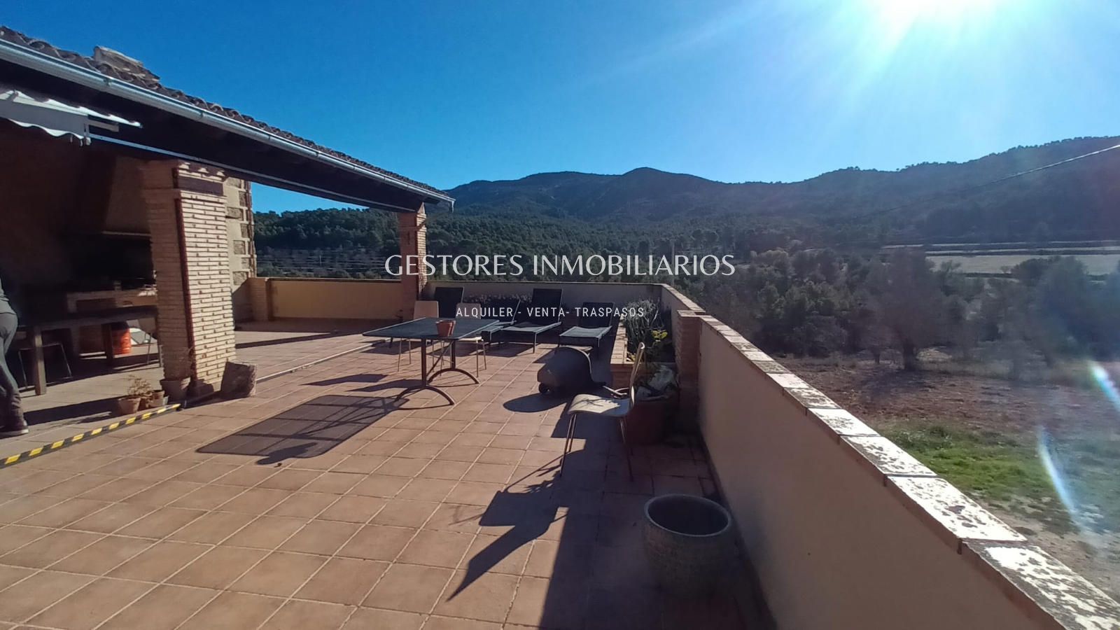 Terrace of House or chalet for sale in Alcoy / Alcoi  with Heating, Storage room and Swimming Pool