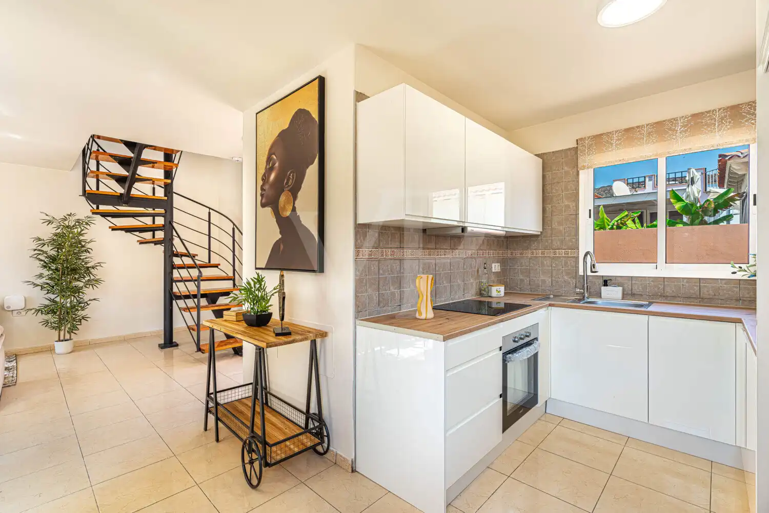 Cocina de Casa adosada en venta en Arona con Terraza y Piscina comunitaria