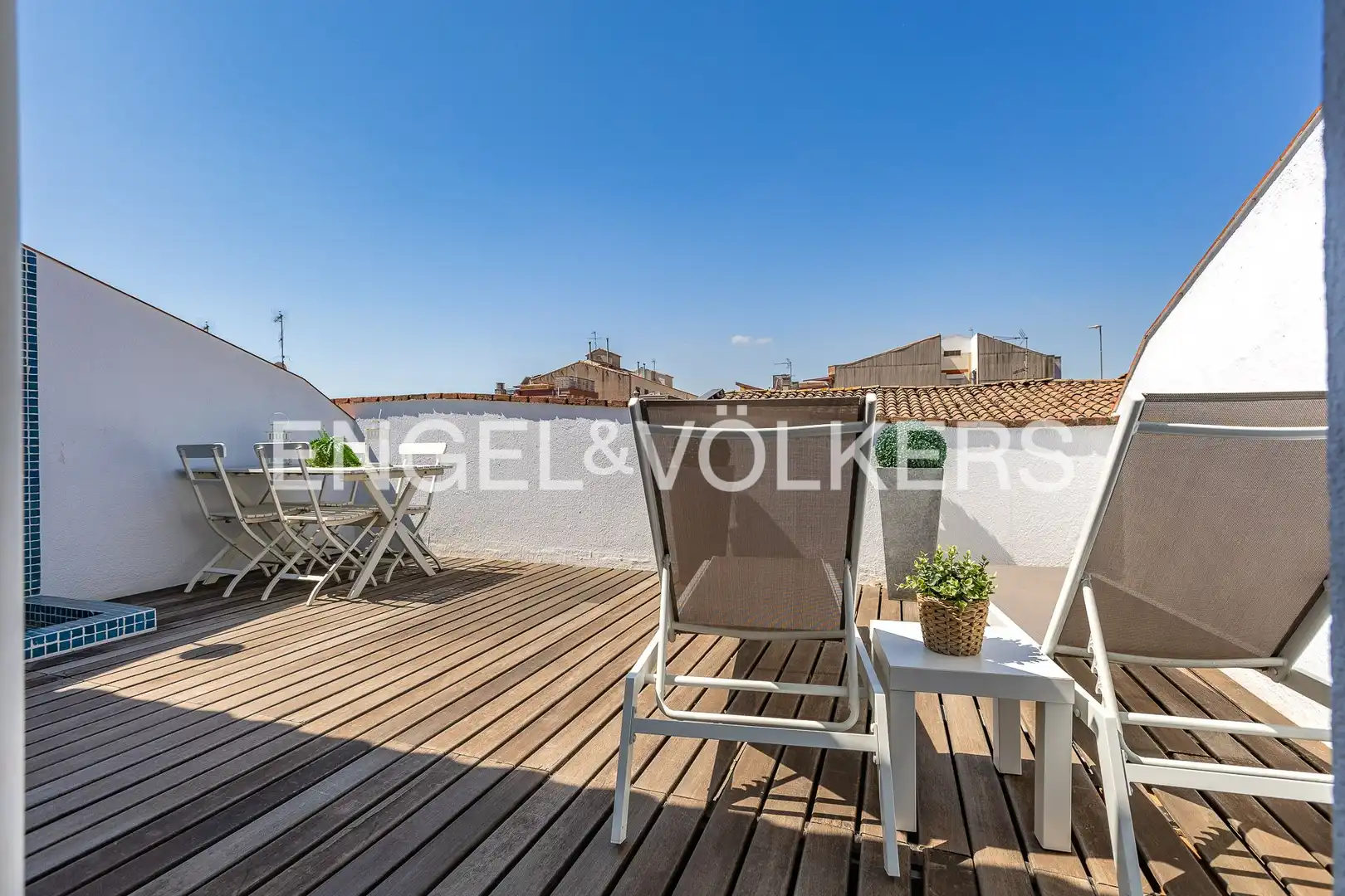 Terrace of Attic for sale in Sabadell  with Air Conditioner, Heating and Parquet flooring