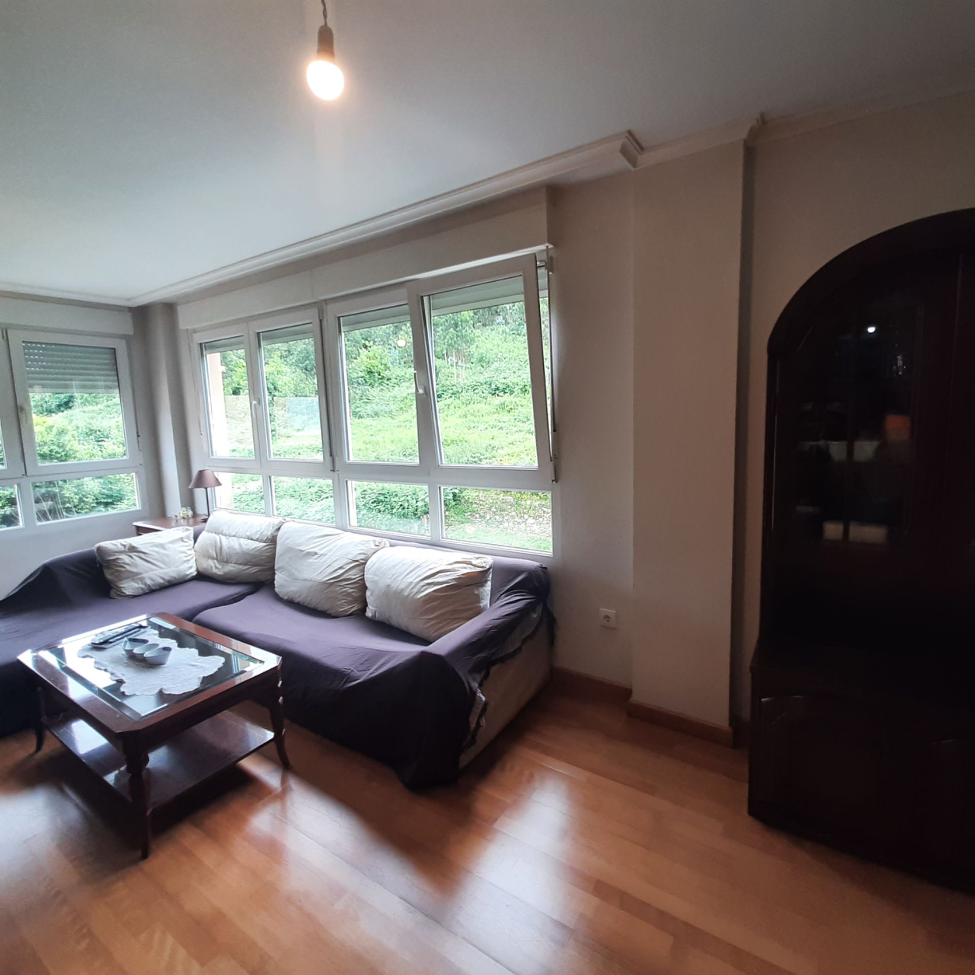 Living room of Flat for sale in Viveiro  with Heating, Parquet flooring and Storage room