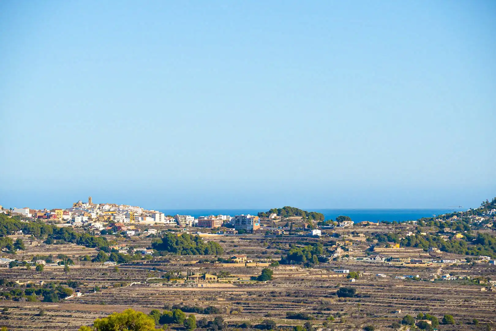 Außenansicht von Haus oder Chalet zum Verkauf in Moraira mit Klimaanlage, Privatgarten und Terrasse