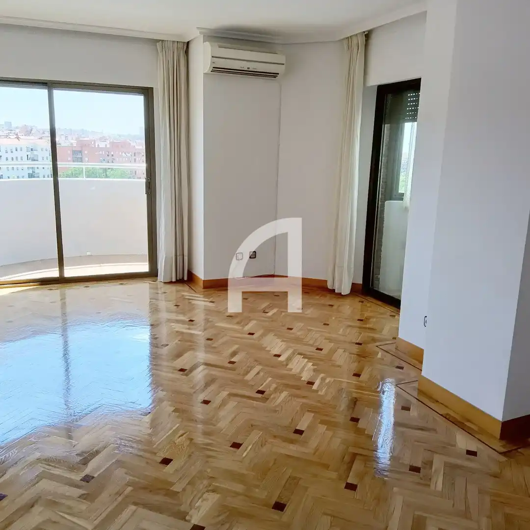 Living room of Flat for rent in Madrid  with Air Conditioner, Heating and Terrace
