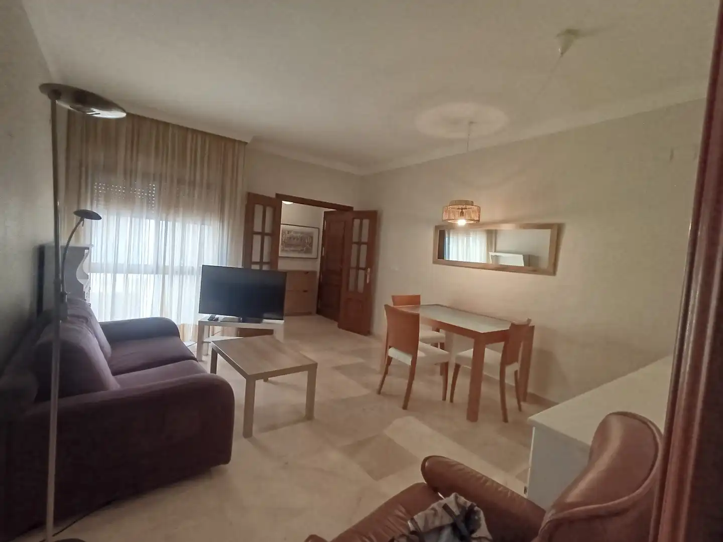 Wohnzimmer von Wohnungen zur Miete in Málaga mit Klimaanlage, Abstellraum und Möbliert